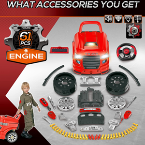 اسباب بازی ماشین ریموت دار موتور مستر Motor Master مدل کاپوت کامیون Kids Truck Engine Toy_اسباب بازی ماشین